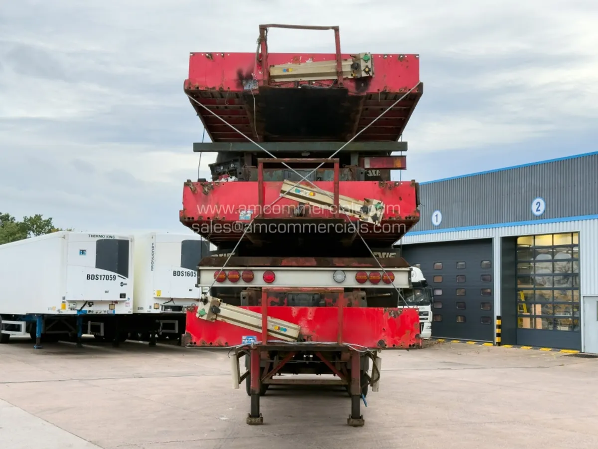 2011 SDC - 5 FLATBED TRAILERS. TRI AXLE, BPW AXLES - Image 2