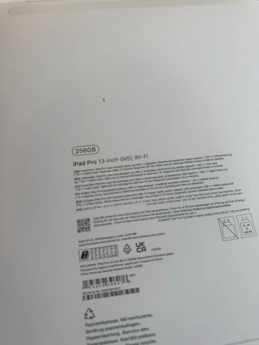 iPad Pro 13 inch M5 WiFi 256gb Grey - Image 3