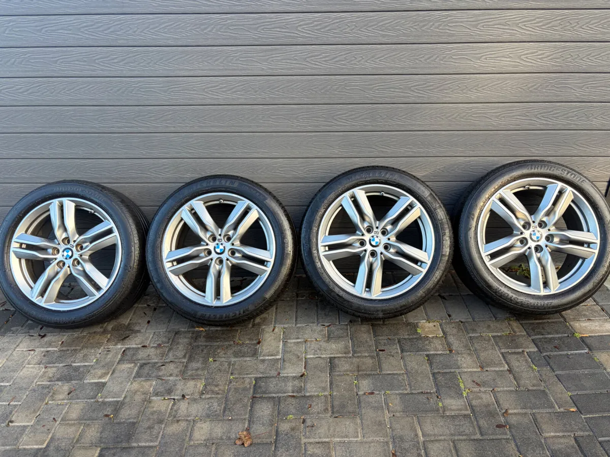 18” GENUINE BMW X1-X3 M-SPORT F48 ALLOYS & TYRES - Image 2