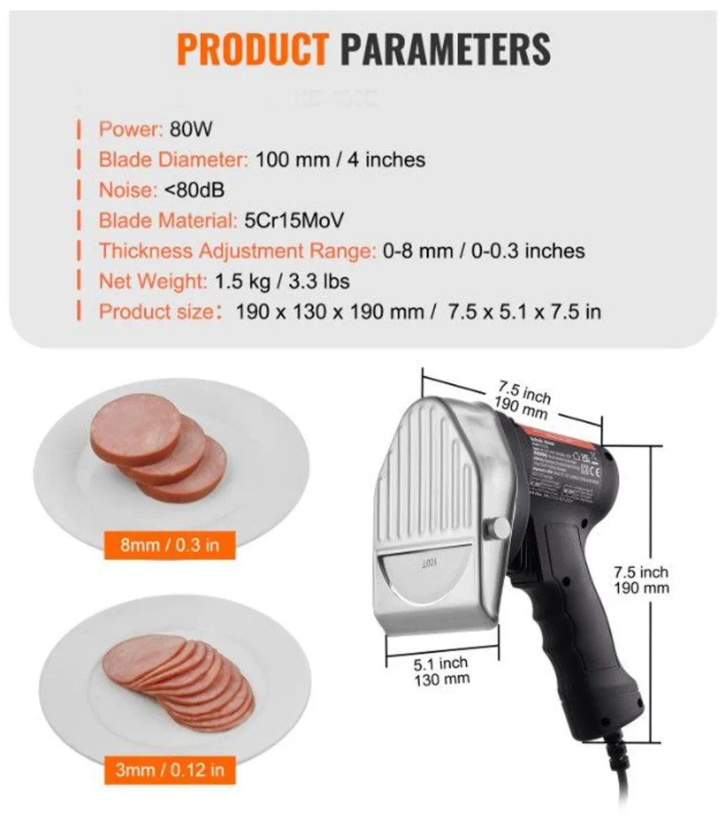 Electric Wired Turkish Barbecue Knife+2 Wavy Blade - Image 3