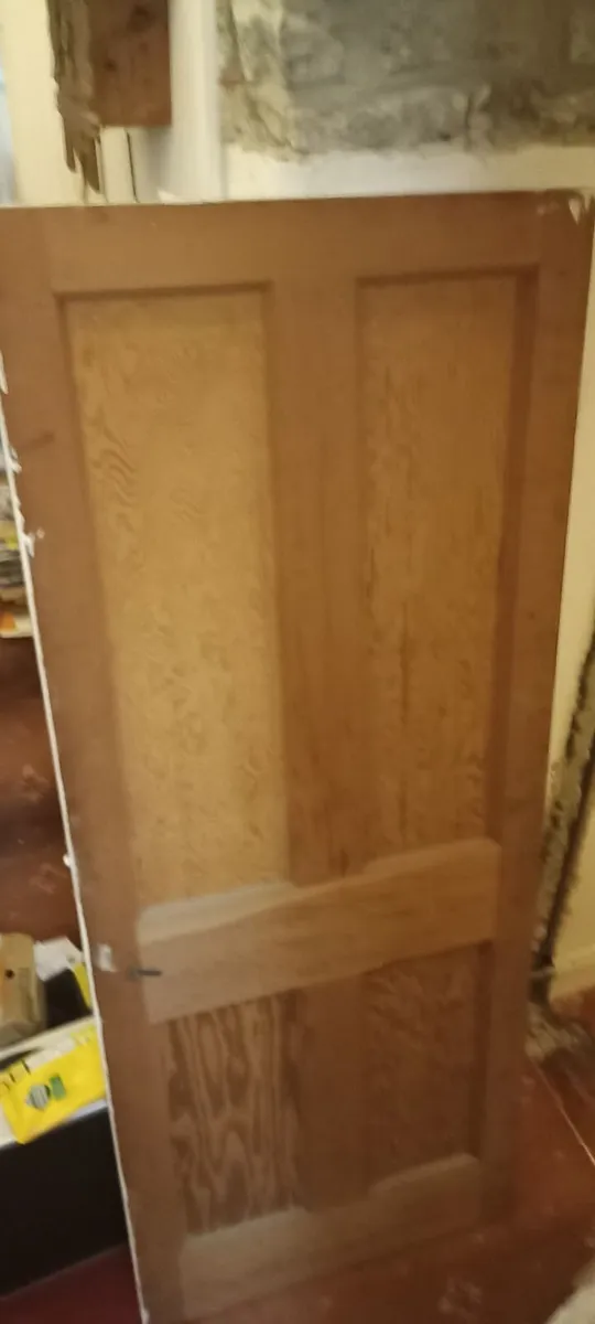 Old Painted Pine Doors - Image 2