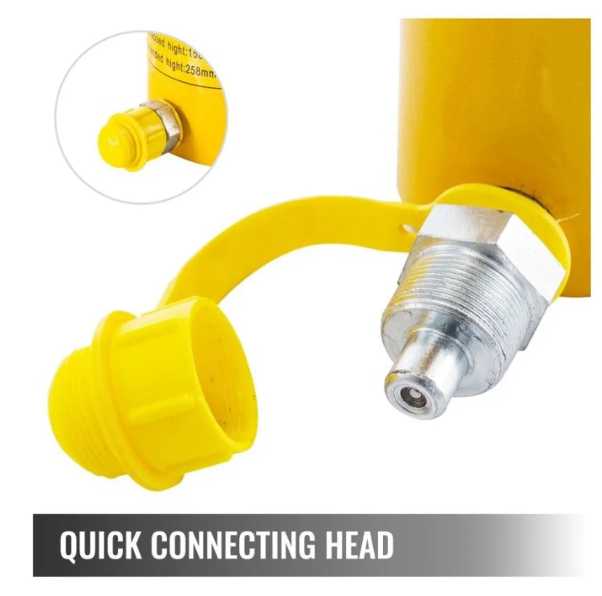 30t 50mm Hollow Plunger Hydraulic Cylinder Jack - Image 2