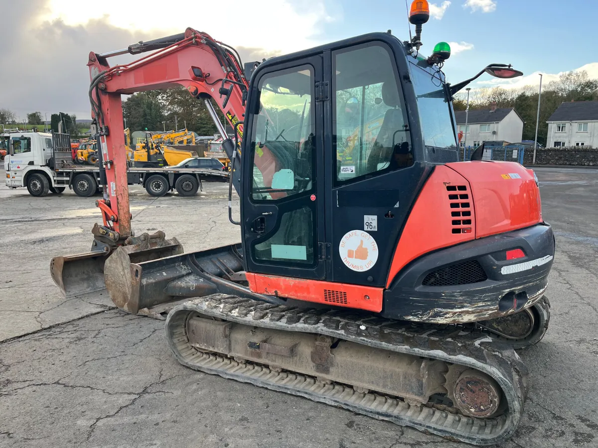 2018 Kubota KX080 Only 4891Hrs 3 Buckets - MULLANS - Image 3