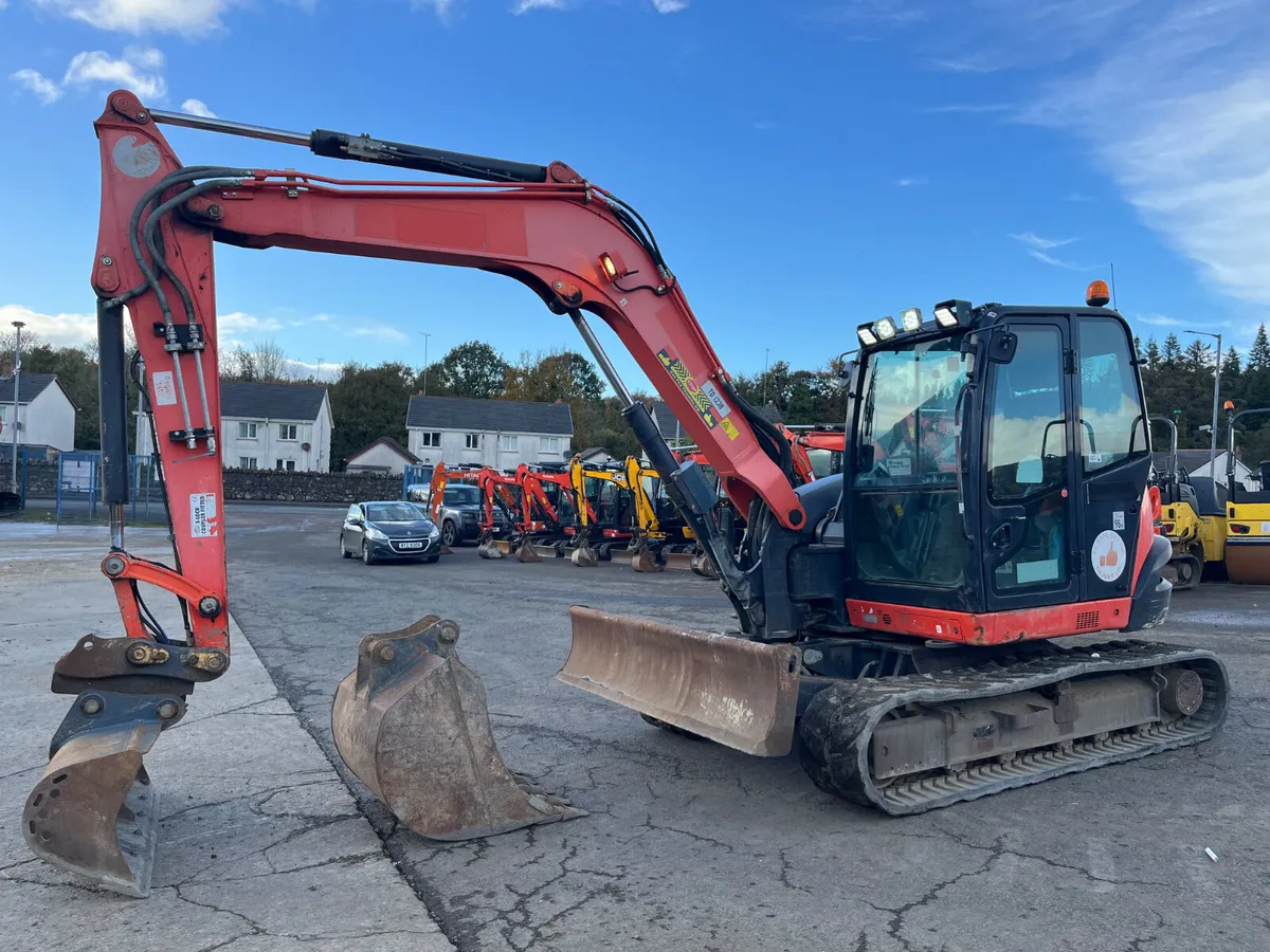 2018 Kubota KX080 Only 4891Hrs 3 Buckets - MULLANS - Image 2