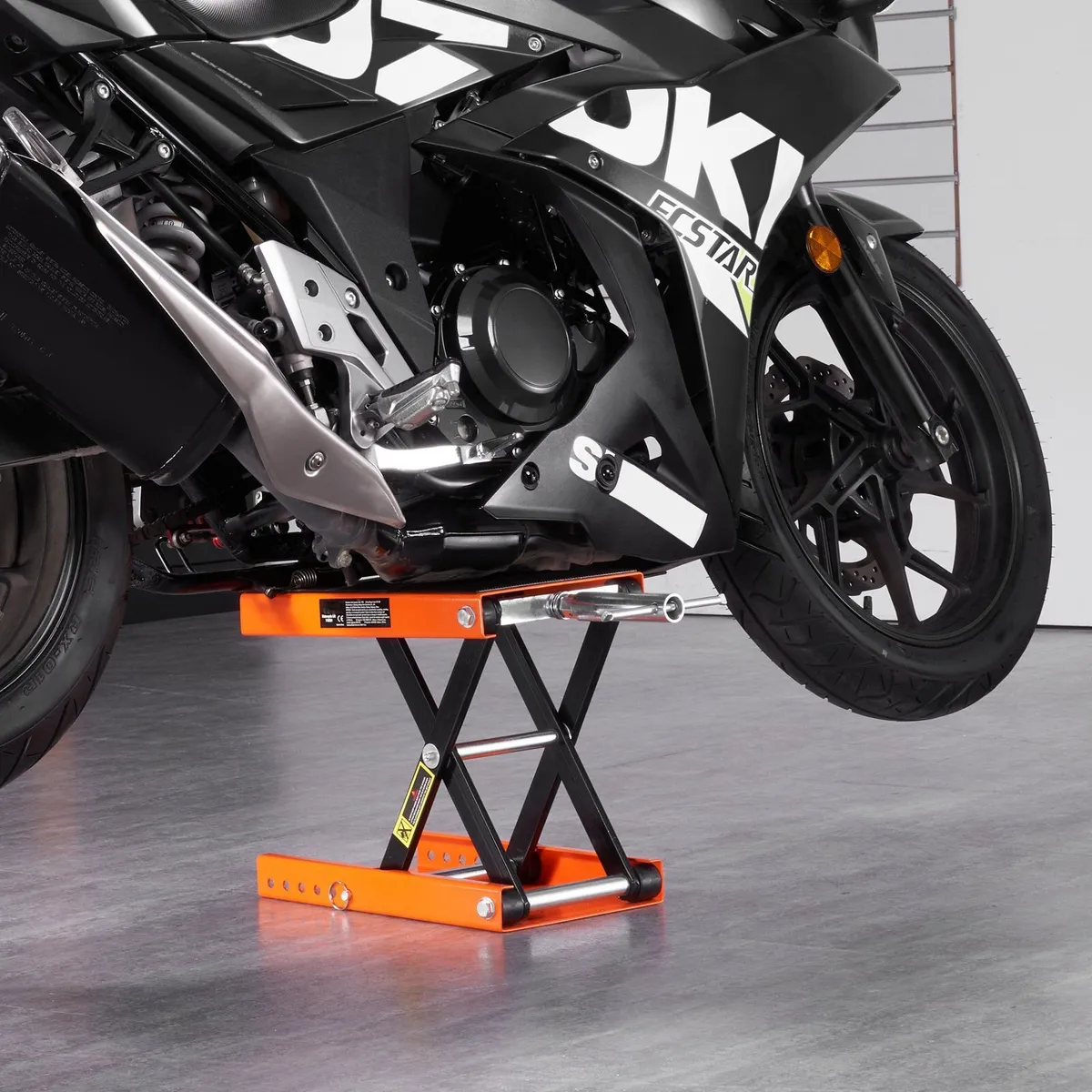 Motorcycle Scissor Jack Lift 1100 lbs Wide Deck - Image 2