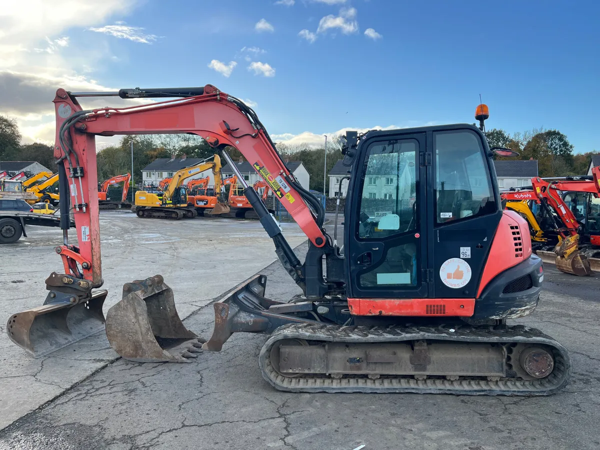 2018 Kubota KX080 Only 4891Hrs 3 Buckets - MULLANS - Image 1