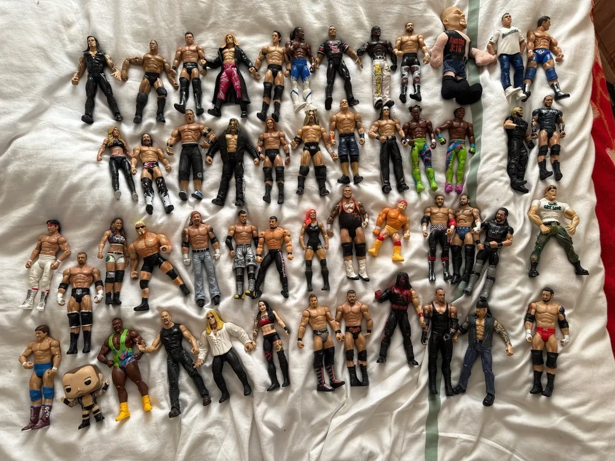 Wwe 50 figures lot - Image 1