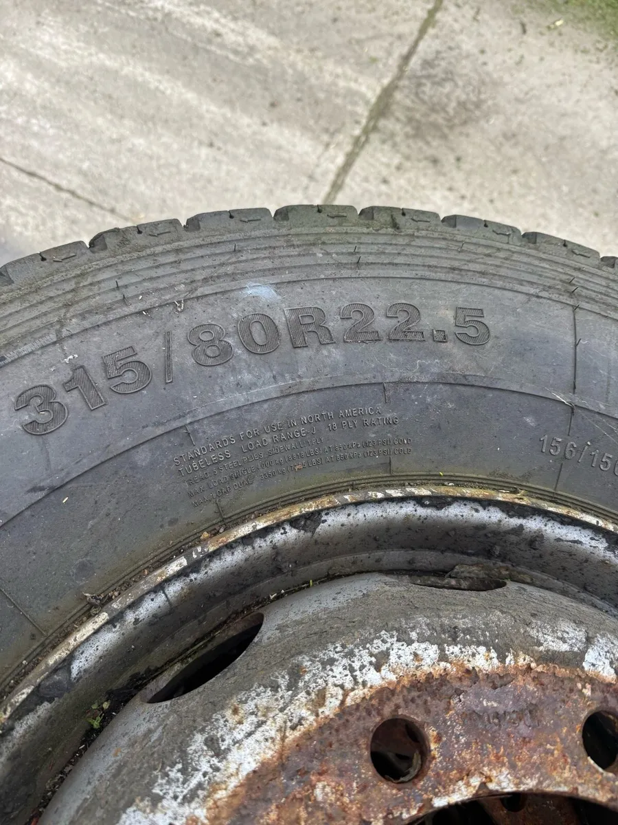 Scania truck wheels 315/80 r22.5 - Image 2