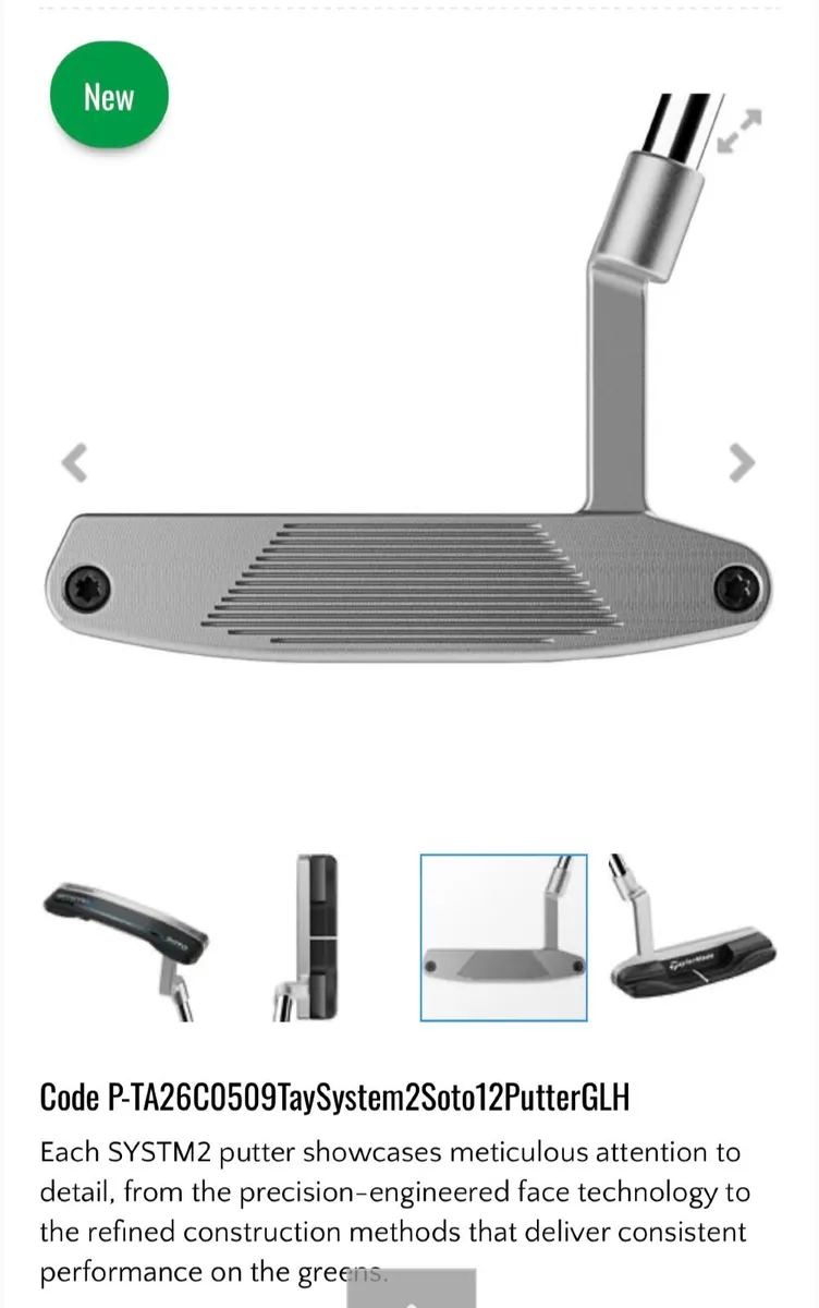 Taylormade system 2 Soto putter - Image 1