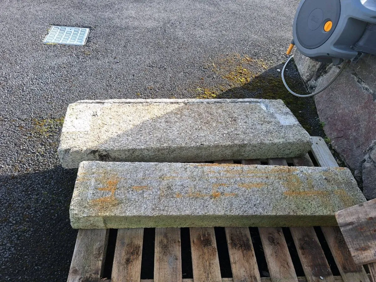 Salvaged granite window cil and lintel - Image 1