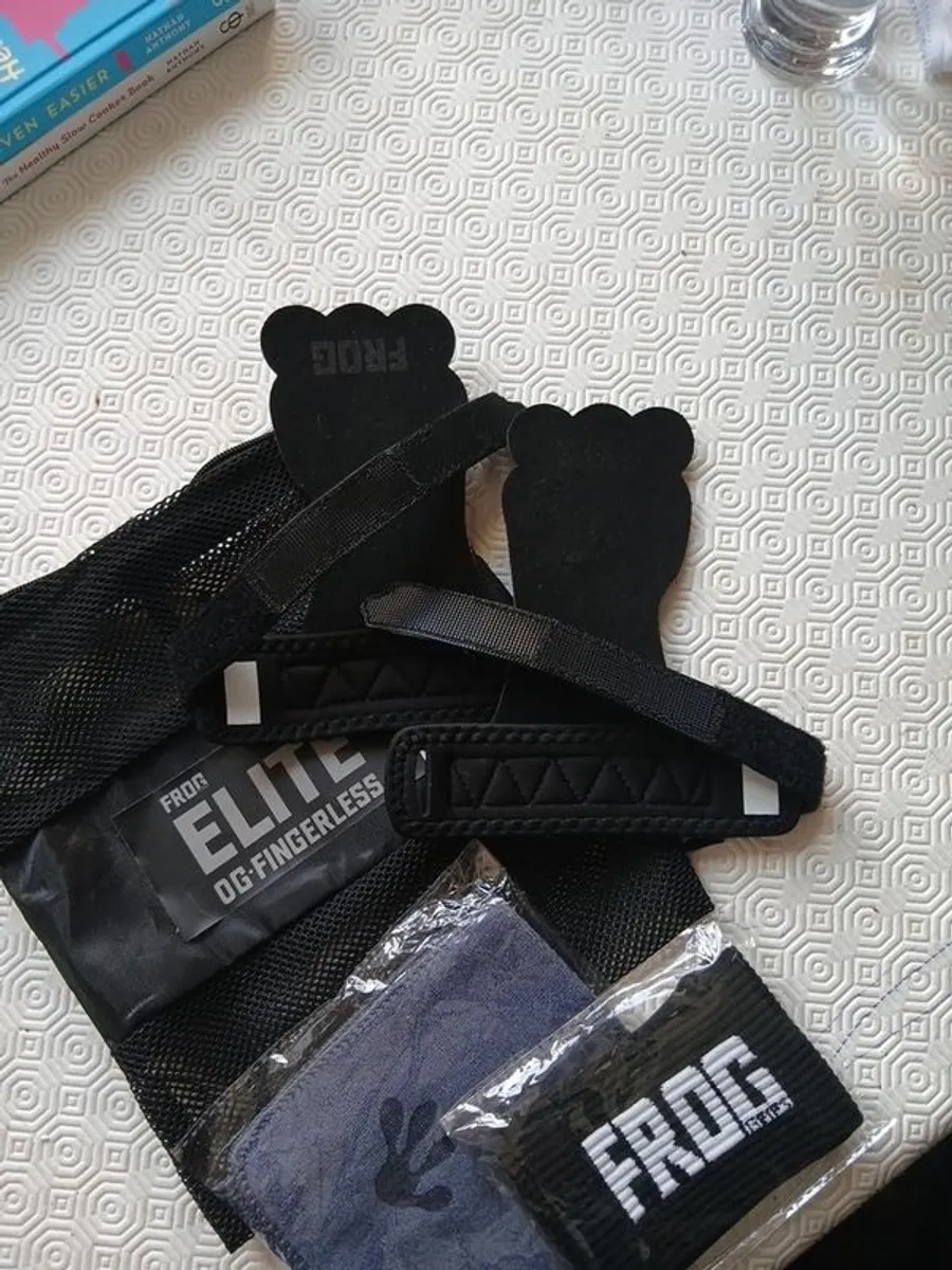 Frog Grips Elite Hd Fingerless - All Black - Image 2