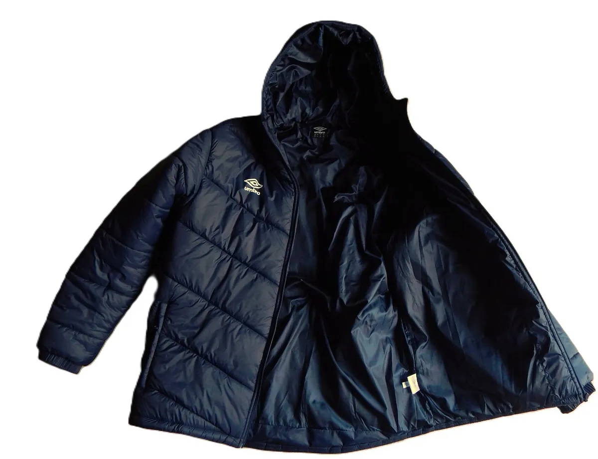 Waterford Football Club Navy Umbro Padded Jacket - Image 3