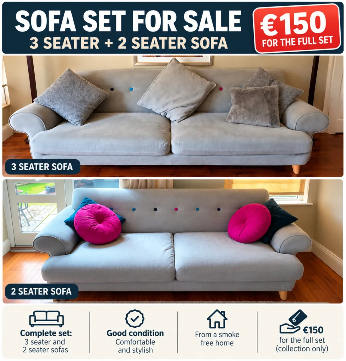 Couch set for Sale - Image 1