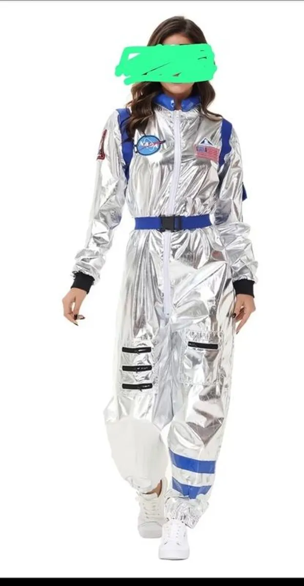 BE THE LIFE OF THE PARTY! 2 Astronaut Costumes for Sale (1 Men's, 1 Women's) - Image 1
