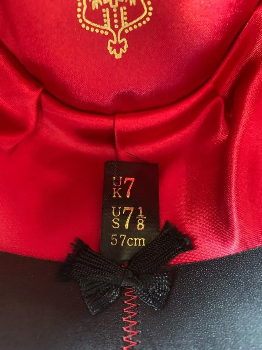Christys London Black Felt Fedora Hat. - Image 4