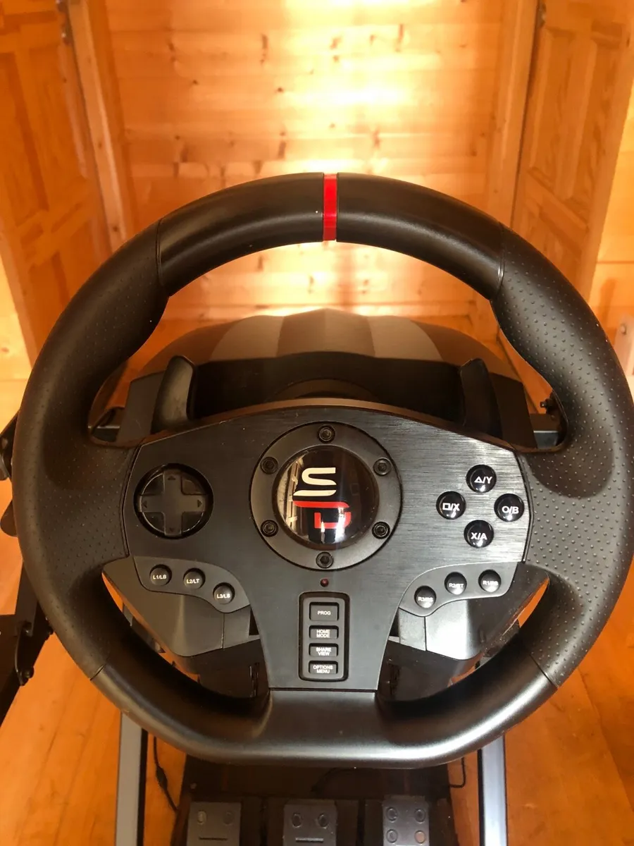 SD Pro Steering Wheel with Gear Shift and Pedals. - Image 2