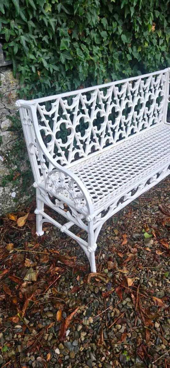Garden    bench  solid  Solid  cast  iron - Image 1