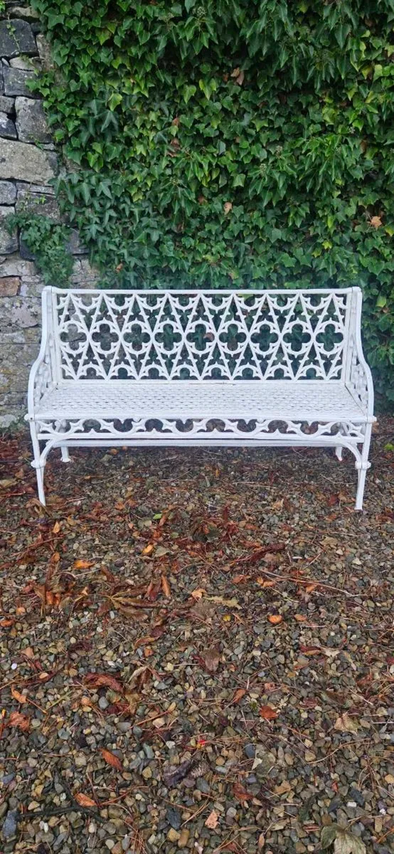 Garden    bench  solid  Solid  cast  iron - Image 3