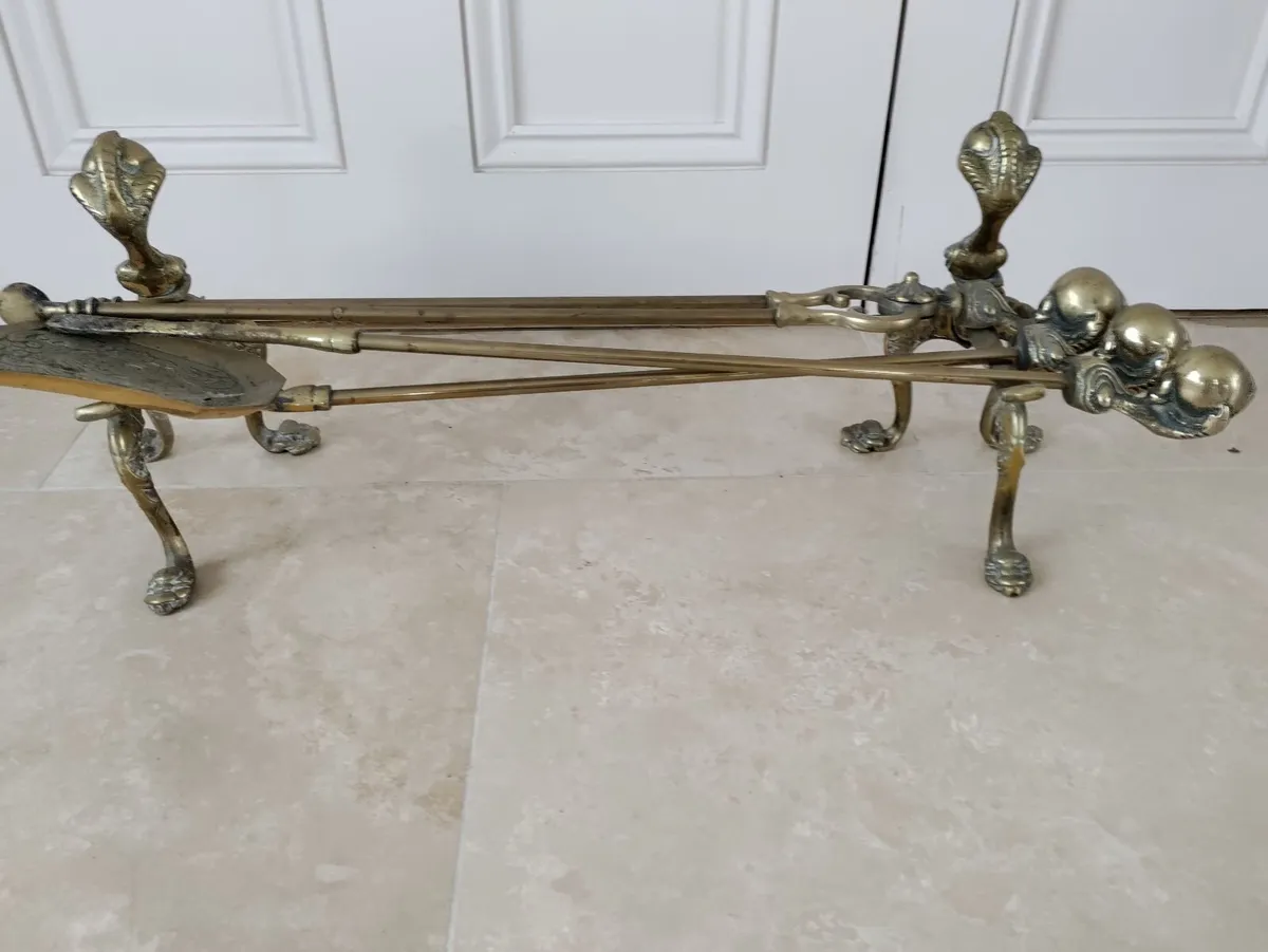 Fire irons/ fire dogs - Image 2