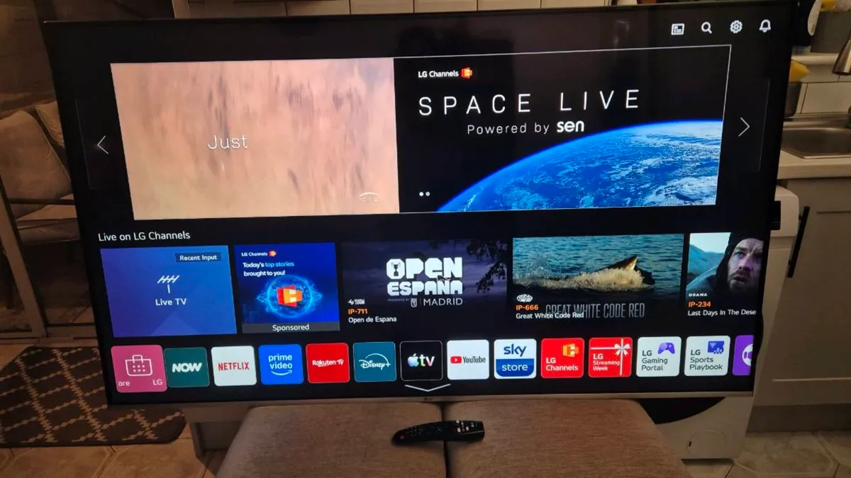 LG 65” 4K UltraHD Smart TV - Image 1