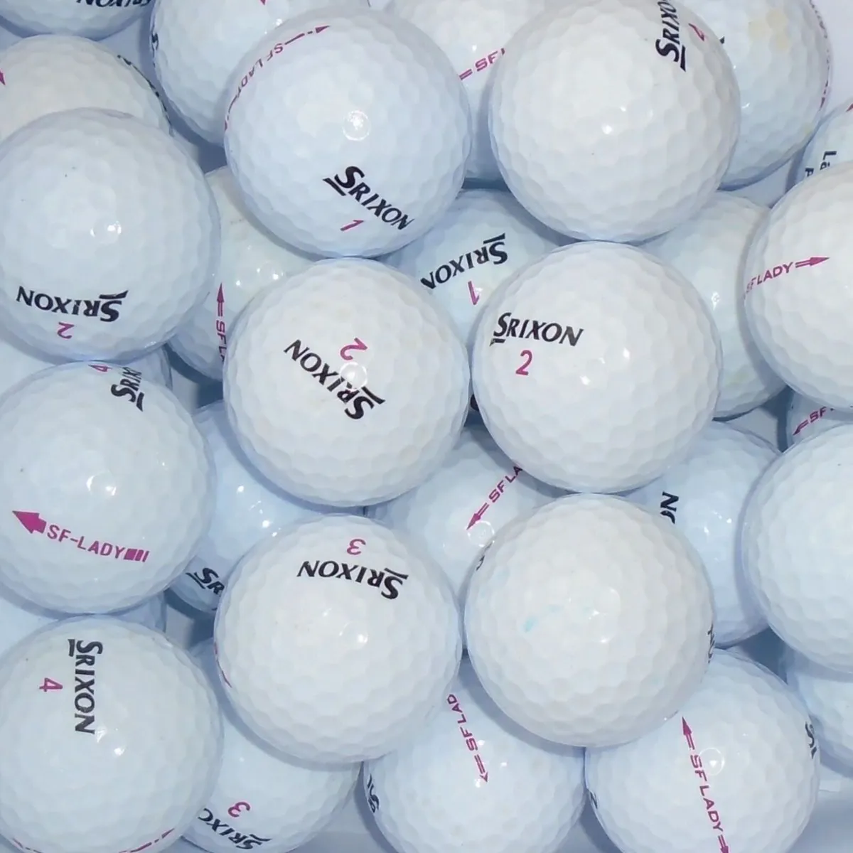 Srixon Soft Feel Lady Lake Golf Balls - 38 Balls