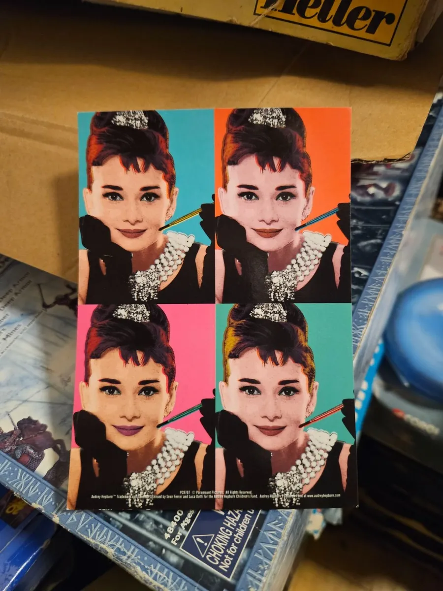 Audrey Hepburn Post Card - Image 1