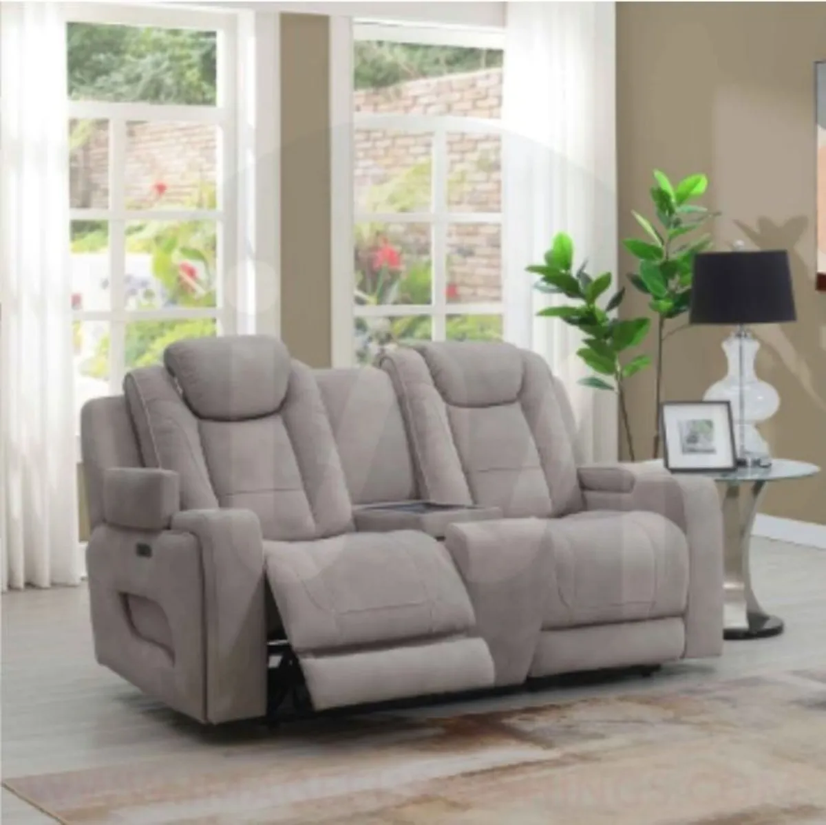 Jesper Electric Reclining Suite Oyster - Image 3