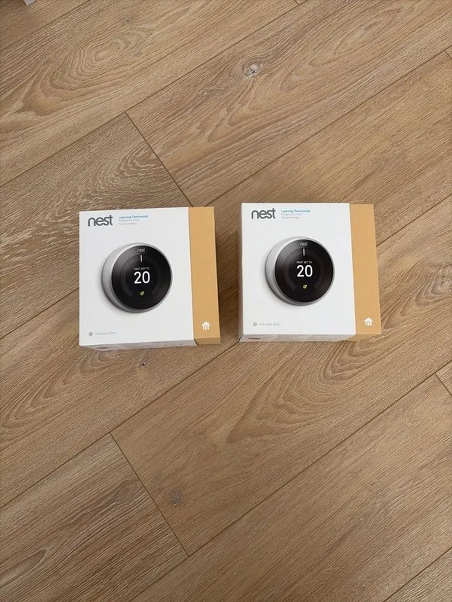 2x Nest Learning Thermostat 3rd Gen - Image 1