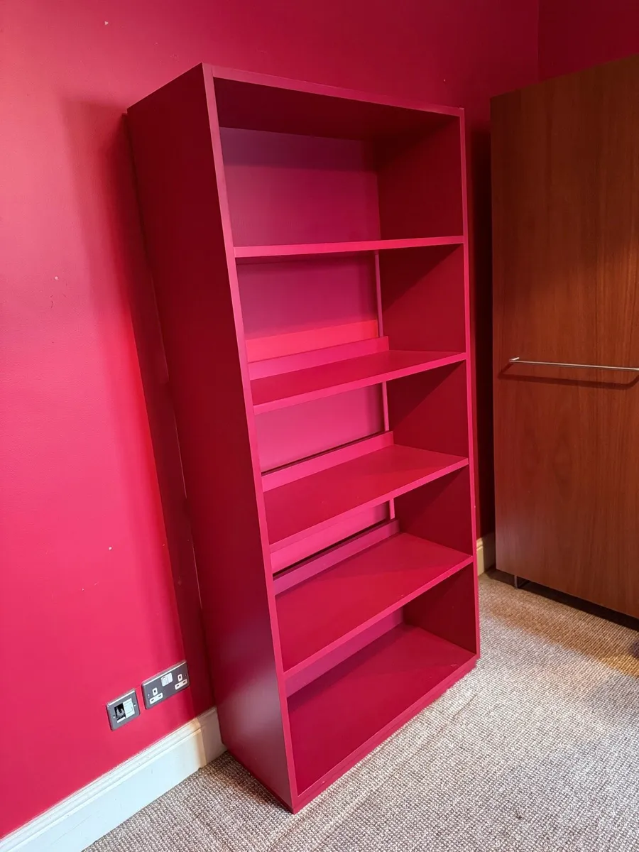 Pink or Burgundy Wooden Shelving Unit – €70 - Image 2