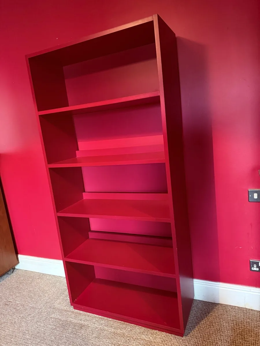 Pink or Burgundy Wooden Shelving Unit – €70 - Image 3