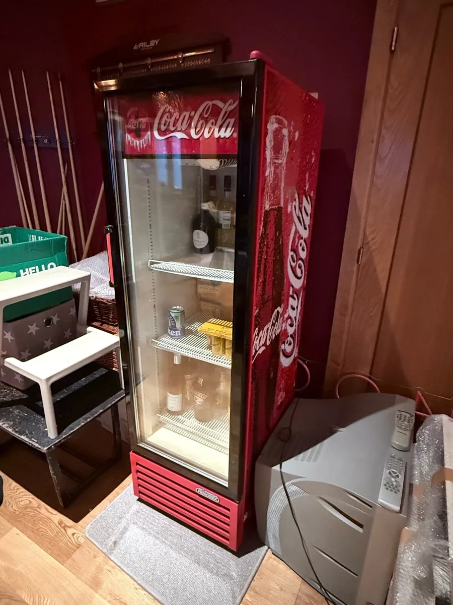 Coca Cola Commercial Fridge Glass Door - Image 1