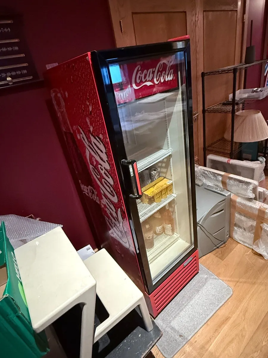 Coca Cola Commercial Fridge Glass Door - Image 3