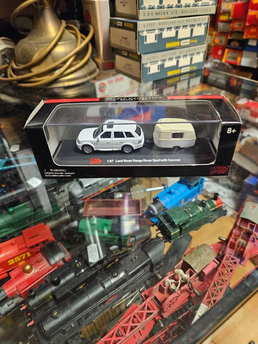 Corgi Schuco Range Rover and Caravan - Image 1