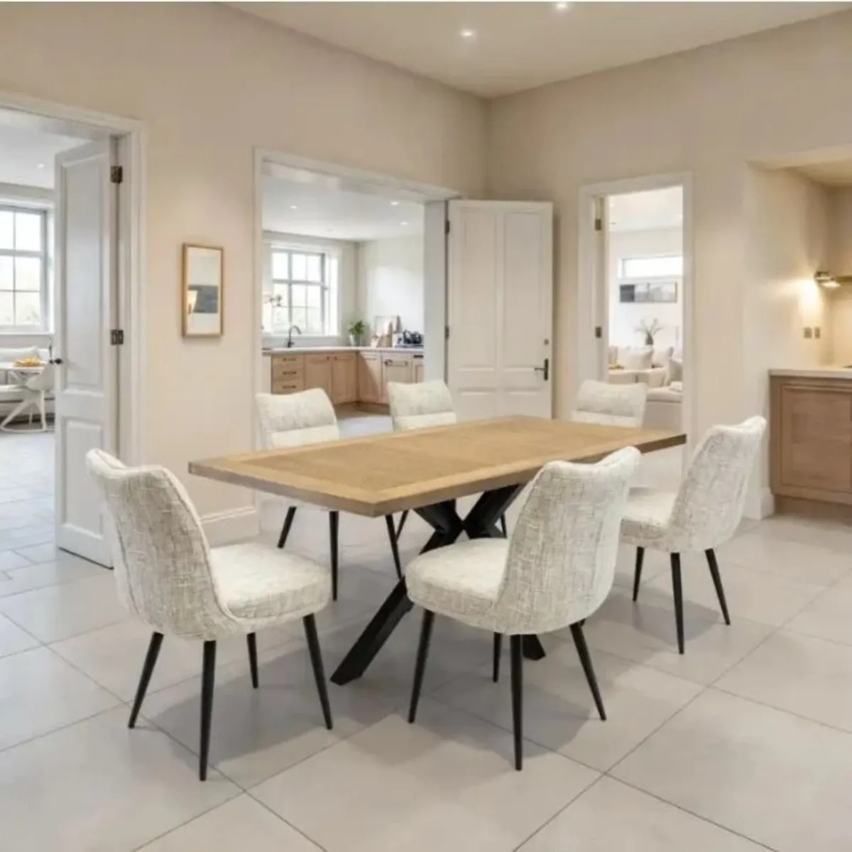Hawthorne 1.8m Dining Table & Chairs - Image 2