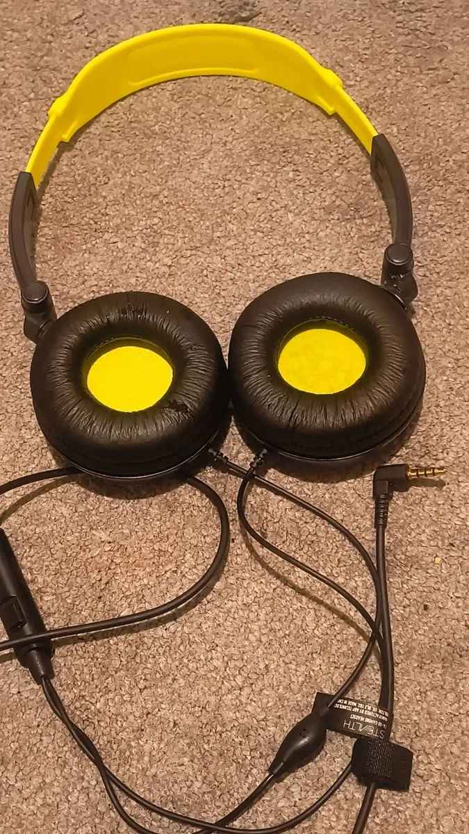 Gaming Headphones Neon Yellow & Blue - Image 4
