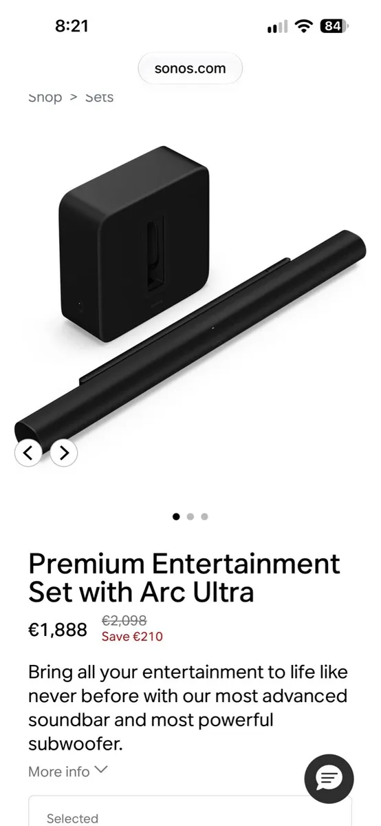 Sonos Arc and Sub (new and sealed)