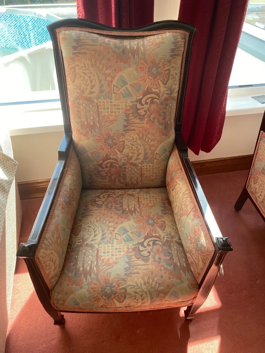 7 piece antique suite in perfect condition - Image 2