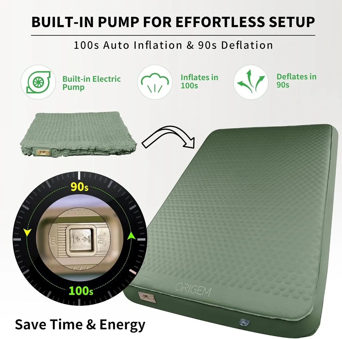 Mattress 10CM Self Inflating Mat - Image 2