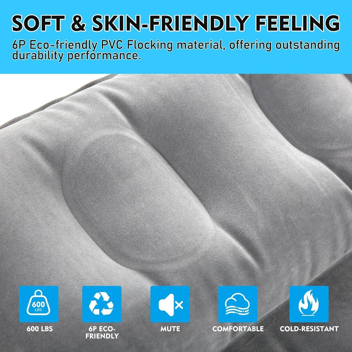 Suv Air Mattress with Cordless Built-In Pump Fast - Image 3