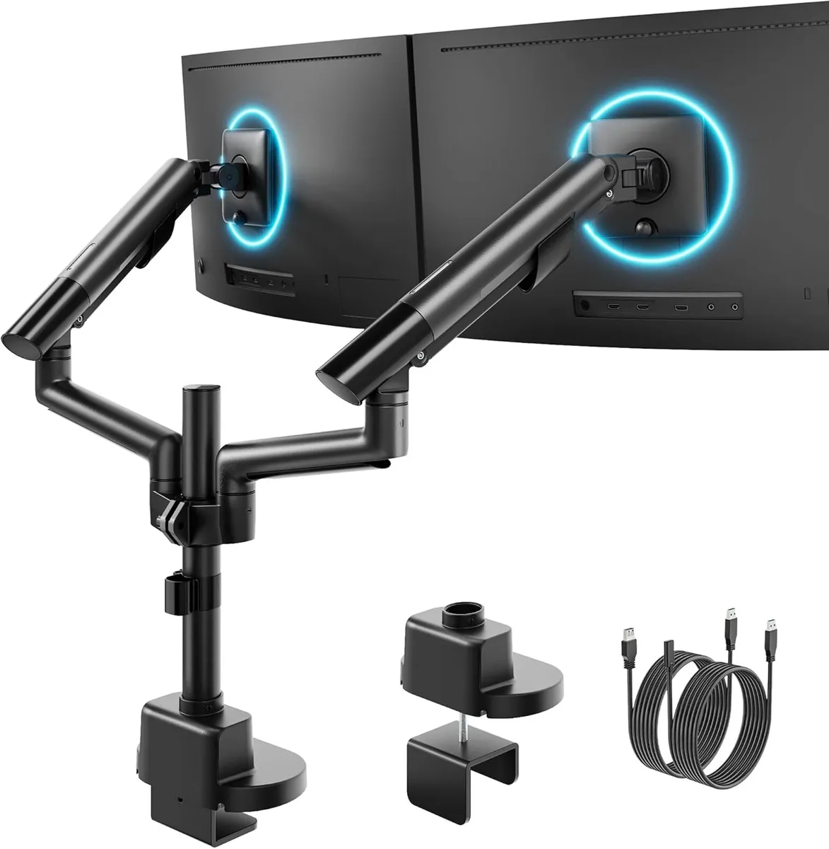 Dual Monitor Arm for 17-40 Inch Screens Up - Image 1