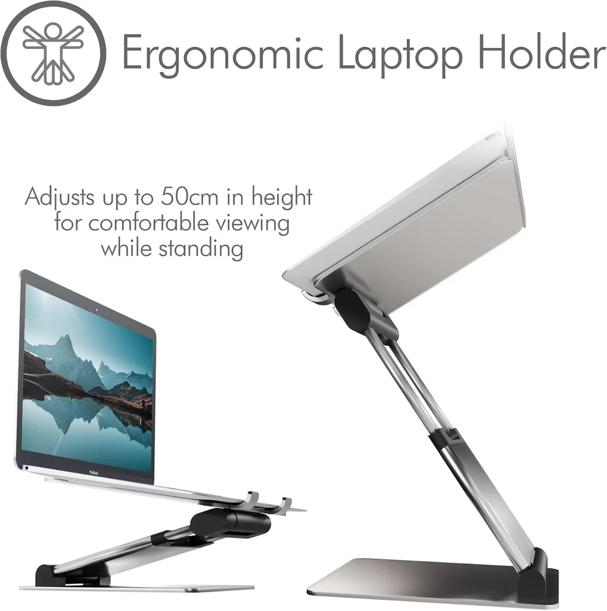 Supreme Sit-Stand Laptop Stand Adjustable - Image 3