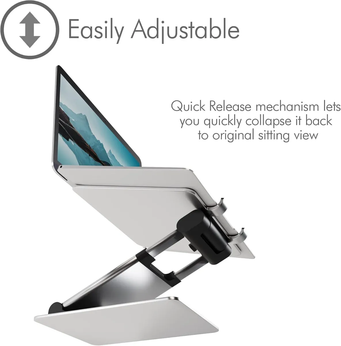 Supreme Sit-Stand Laptop Stand Adjustable - Image 4