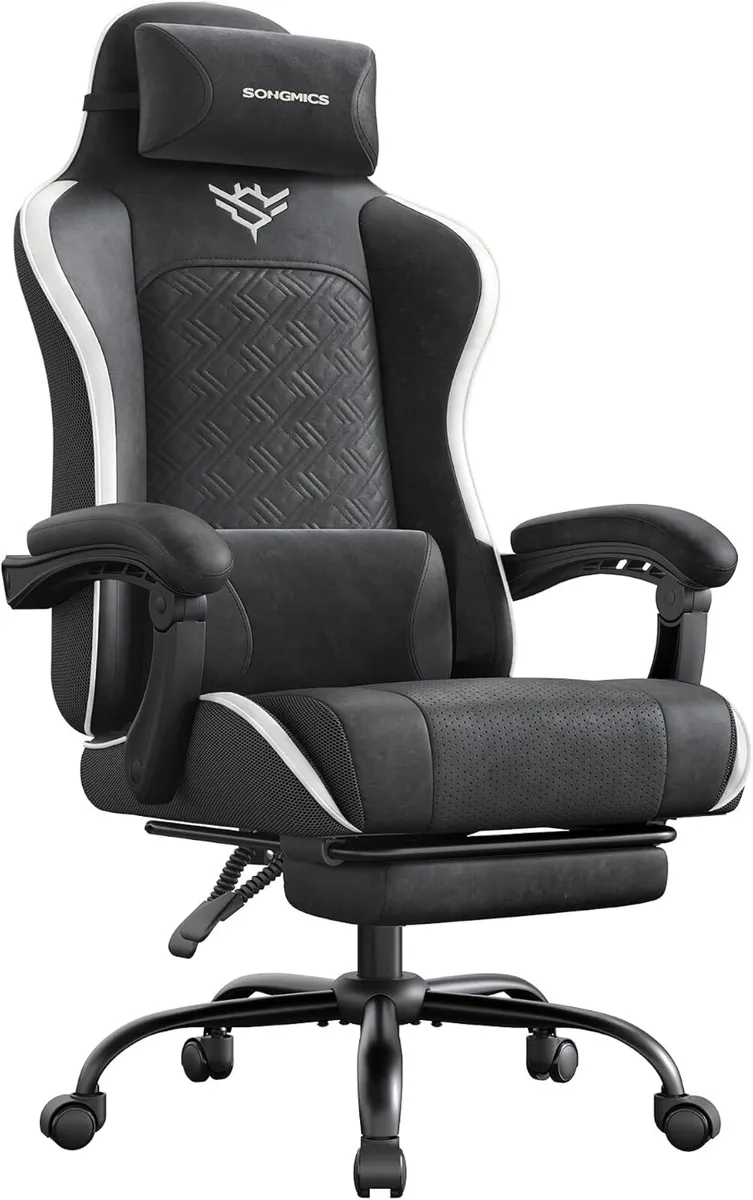 Gaming Chair Ergonomic Office with Footrest - Image 1