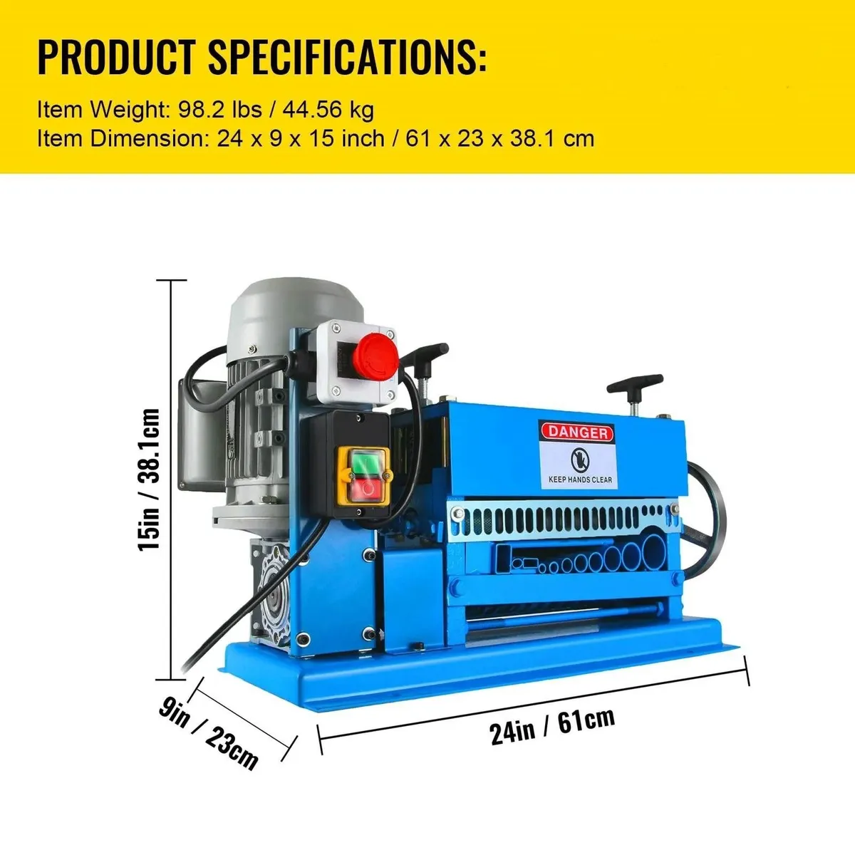Electric Wire Stripping Machine 370W 11 Holes - Image 1
