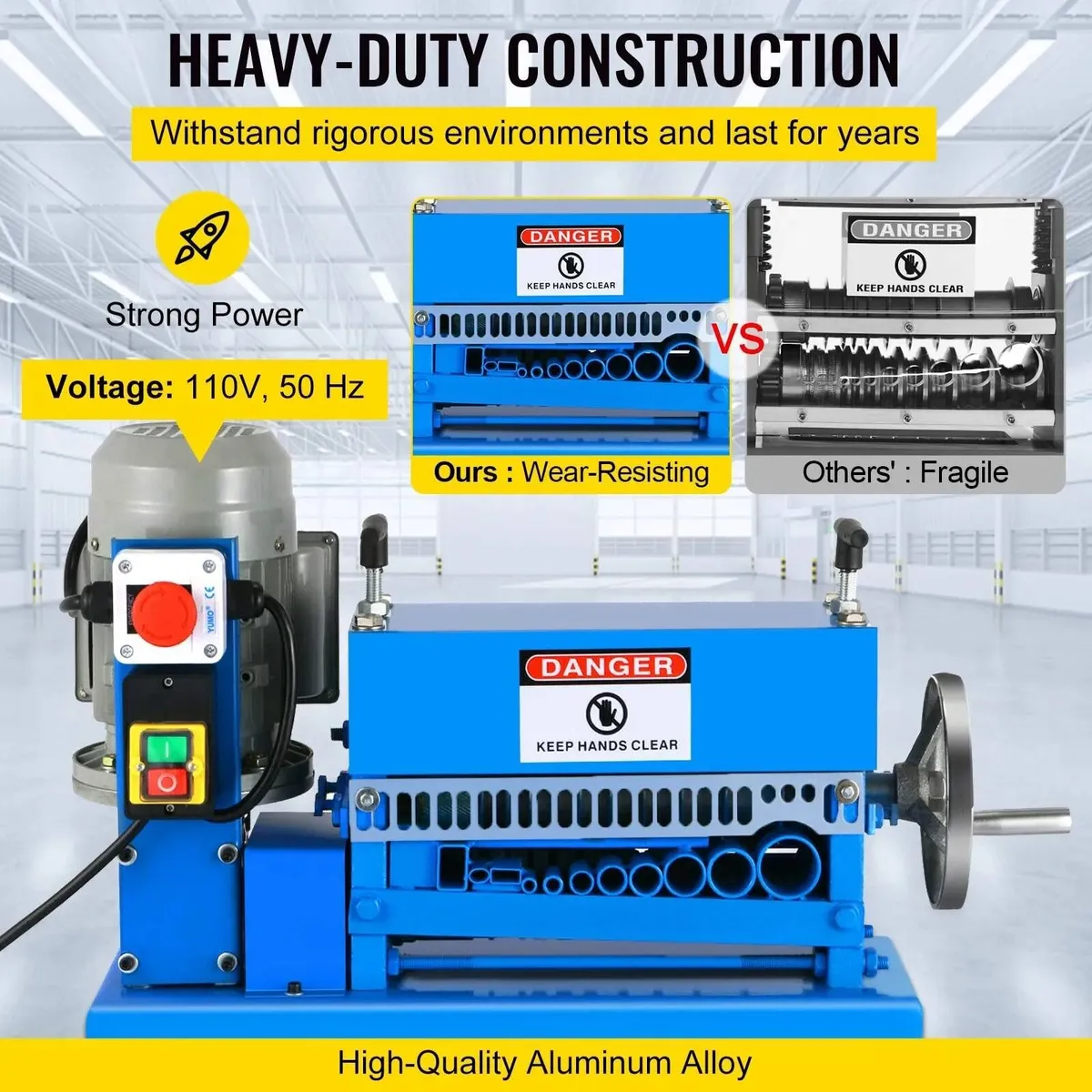 370W Automatic Cable Stripper 11 Holes 1.5–38mm - Image 2