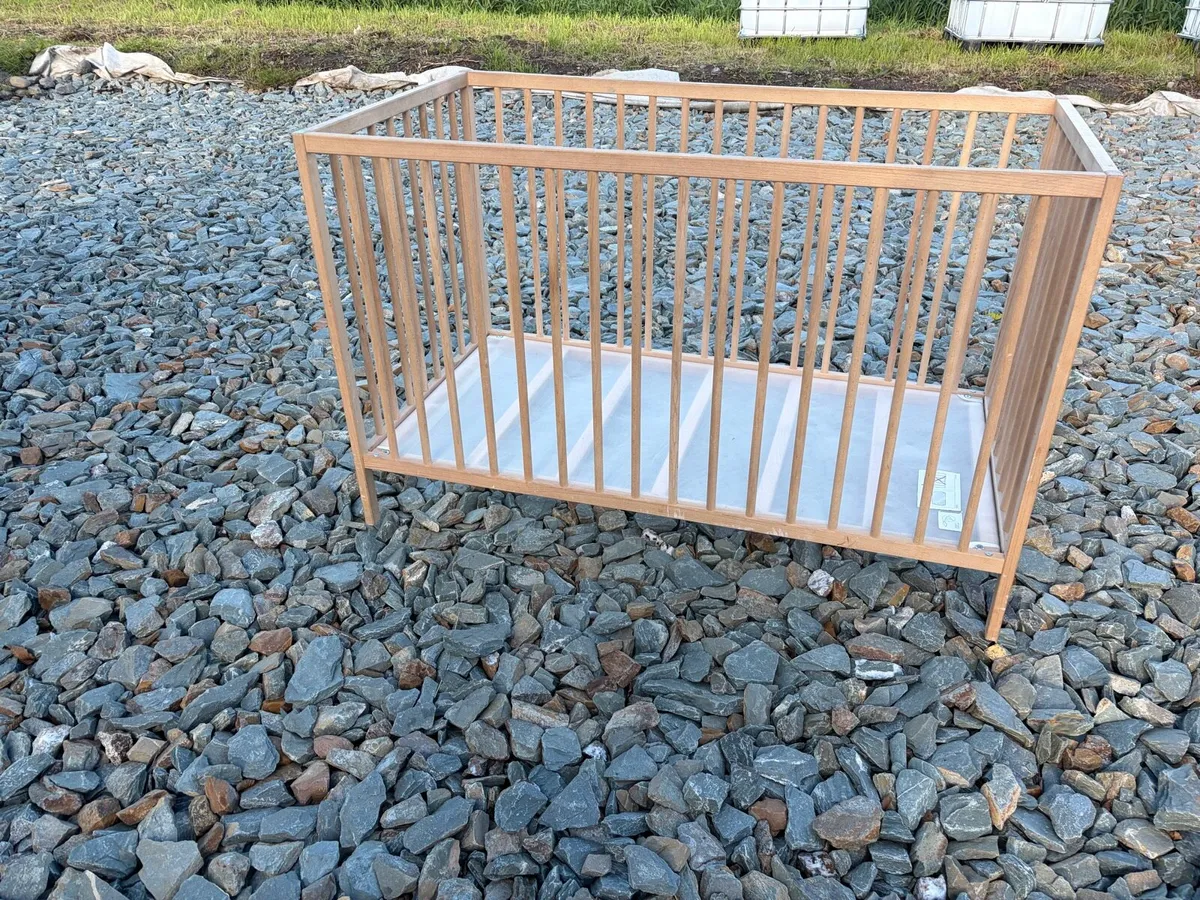 ikea cot bed frame solid wood €50 - Image 4