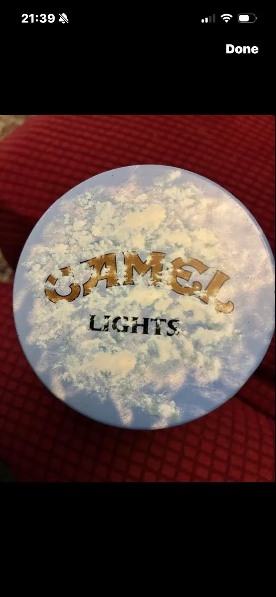 Very Rare Camel Lights Metal Box - Image 2