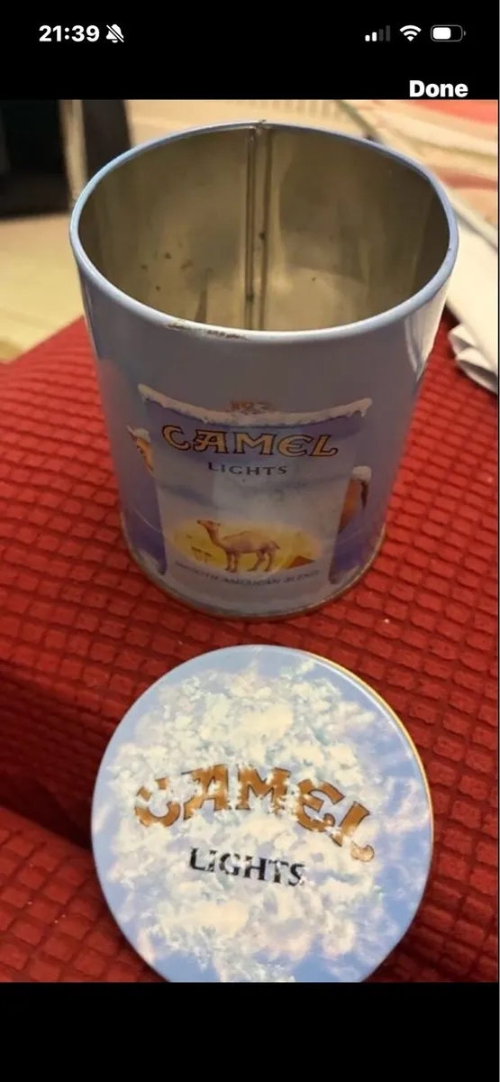 Very Rare Camel Lights Metal Box - Image 3