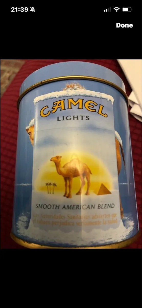 Very Rare Camel Lights Metal Box - Image 4