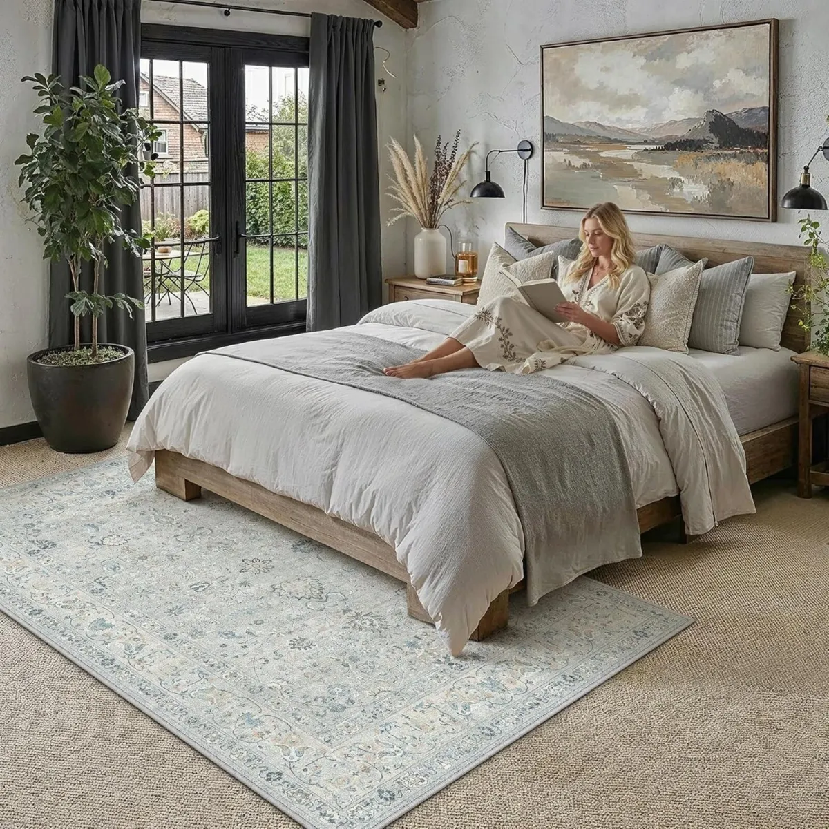 Rugs Living Room Washable Non Slip Carpet - Image 2